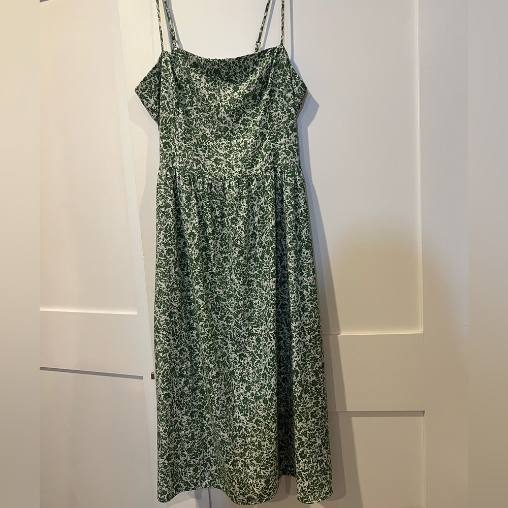 Goodthreads Green and White Sundress